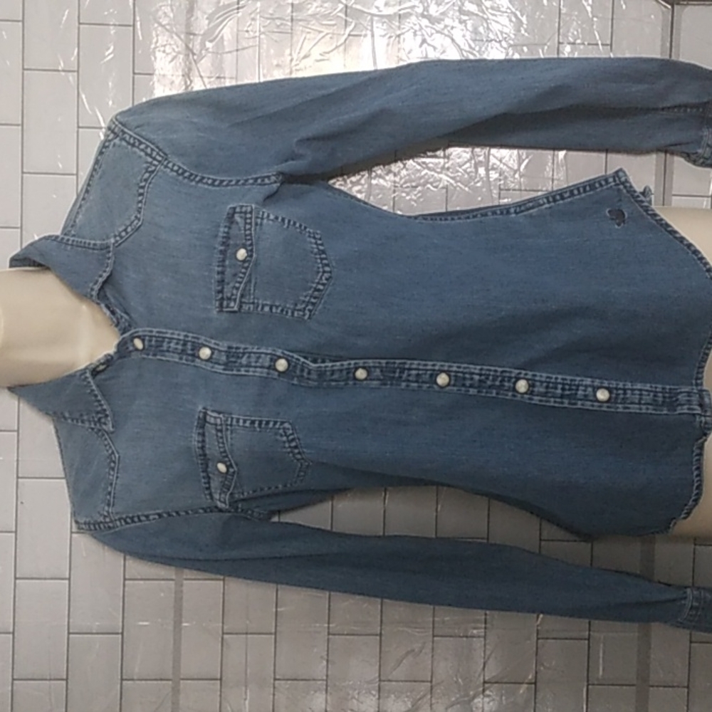 Ladies American Eagle Denim shirt shacket